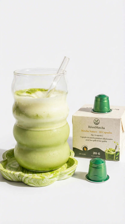 Le Matcha qui remplace le café (compatible Nespresso®) ⚡ Énergie stable pendant 4-6h